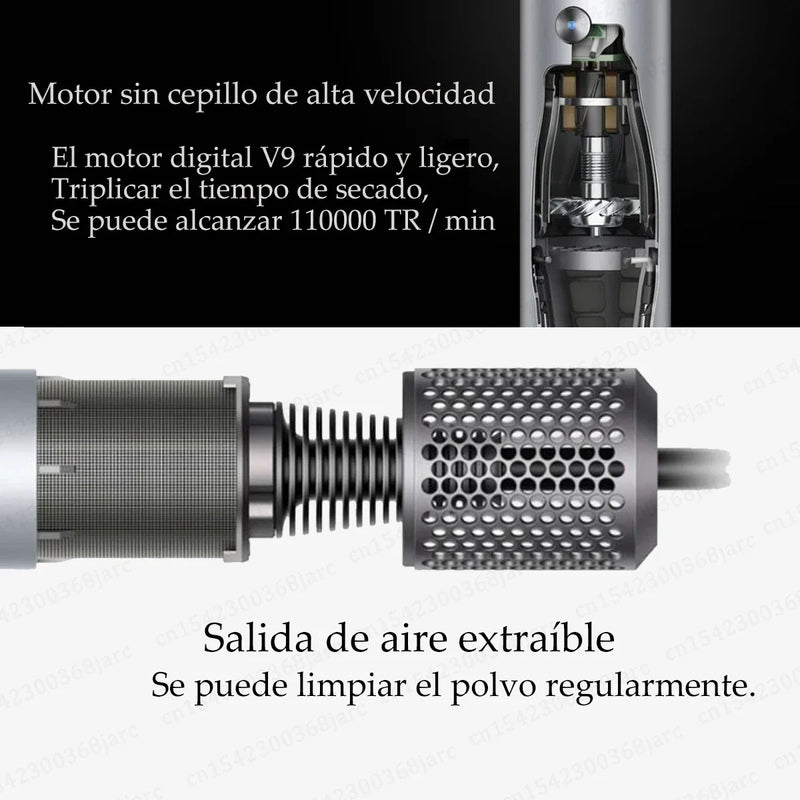 SenCiciMen Professinal Hair Dryer Negative Ion Blow Dryer Quick Dry Leafless Hairdryer Salon Home Constant Temperature Hair Care