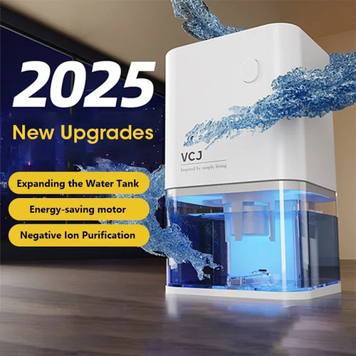 2025 New Pattern Air Dehumidifier Mute Moisture Absorbers Air Dryer for Home Bedroom Office Kitchen Deodorizer Dryer EU Plug