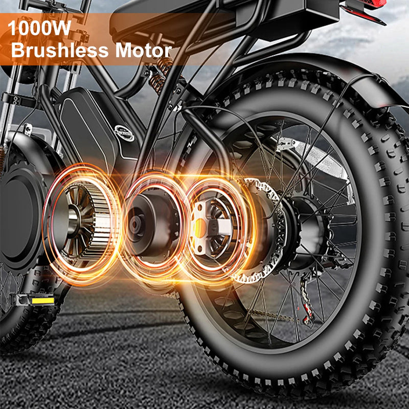 United States European Union Warehouse Fat  H3 Electric   Fat Tires Cheap Mountain   Disc Brakes   Electric