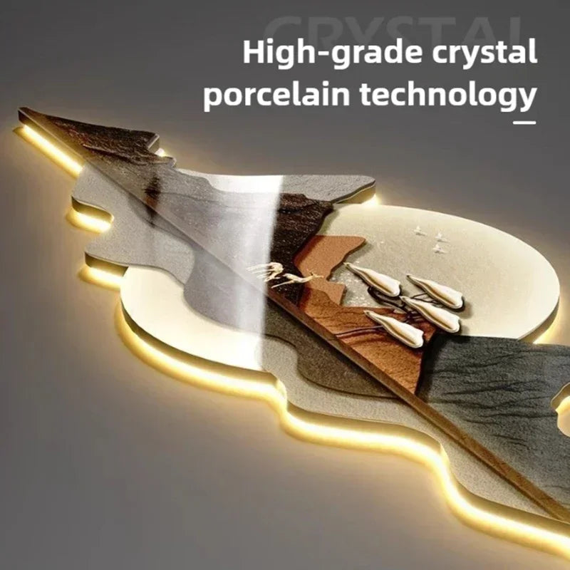 [3D imitation]Modern Clock with Light Design Clock Minimalism Wall Clocks Stylish Large Living RoomMechanism Silent Decoration