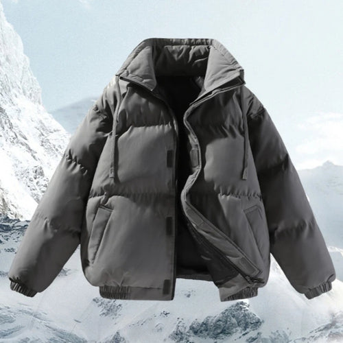 Autumn Winter Outerwear Puffer Jacket Men Outdoor Windproof Parkas Plus Size 8XL High-quality Stand Collar Padded Jacket for Men