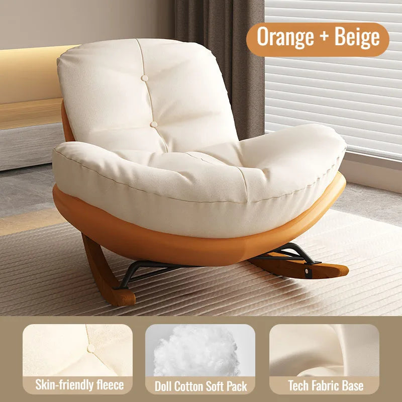 Lazy Sofa Rocking Chair for Adults Indoor Lounge Recliner Penguin Design Balcony Living Room Relax Chair Comfortable Home Seat