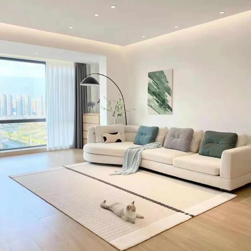 Customized Home Furniture Set Modern and Good Quality Simple Curved Sofa for Bedroom or Living Room Sofas with Different Colors