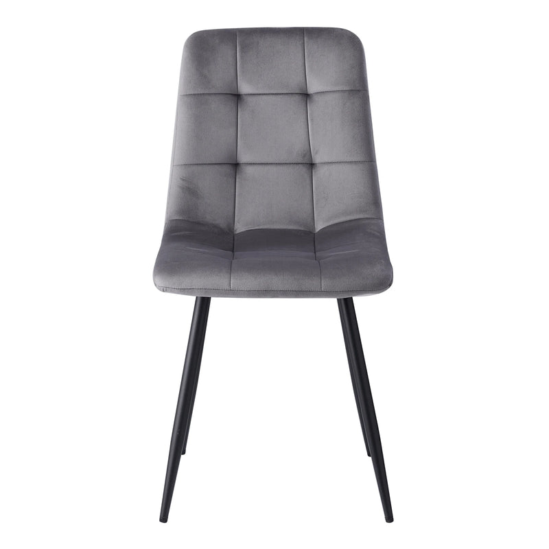 EGOONM Set of 2 / 4 Dining Room Chairs,Upholstered Chairs,Design Chair with Backrest,Velvet Seat,Metal Frame Kitchen Living Room