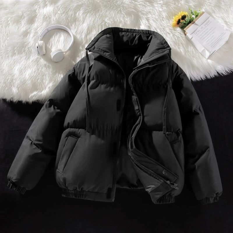 Autumn Winter Outerwear Puffer Jacket Men Outdoor Windproof Parkas Plus Size 8XL High-quality Stand Collar Padded Jacket for Men