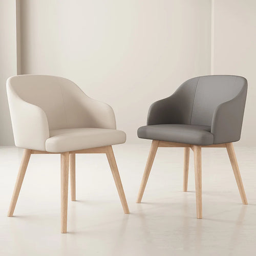 Arm Wooden Dining Chairs Designer Ergonomic Nordic Kitchen Dining Chairs Bedroom Modern Home Furniture Chaises Salle Manger