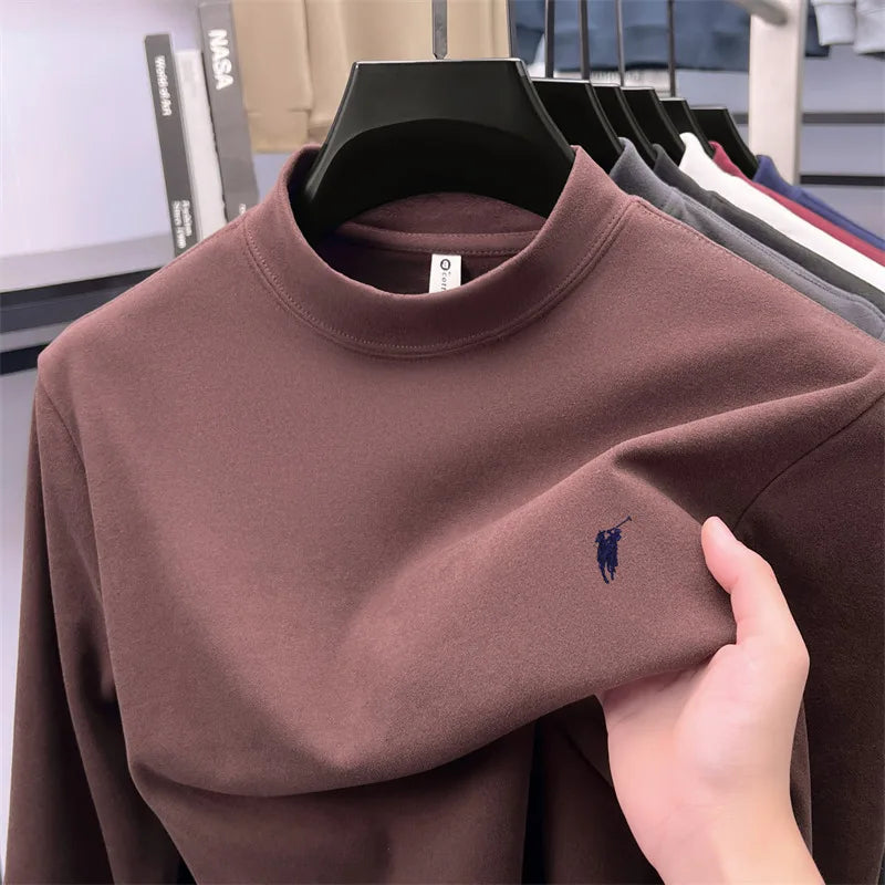 Xiaoma logo solid color simple hoodie men's top t-shirt windproof, warm, loose and comfortable